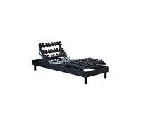 Lit simple idliterie 90x190 en bois matelas sommier - sommier a lattes chene clair