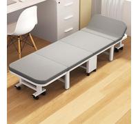 Lit simple pliable pour les pauses au bureau - Solution de sieste compacte parfaite pour les pauses déjeuner, les hôpitaux, les voyages et les séjours d'une nuit - Aide au sommeil confortable et