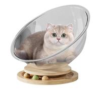 Lit spatial - Hamac transparent à fixation murale | Meuble de centre d'activités stable | Fournitures pour animaux domestiques faciles à nettoyer pour chatons et petits animaux de compagnie, nid