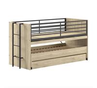 Lit mi-haut 90x200 sam avec gigogne
