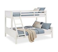 Homestyle4u – Lit superposé 2 couchages 90 x 200 cm & 140 x 200 cm – Bois blanc