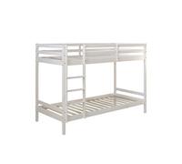 Lit superposé avec 2 matelas enfant 90x200 cm