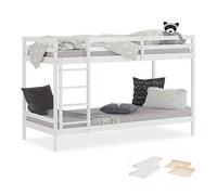 Lit superposé avec matelas Lit superposé double 90 x 200 cm Lit mezzanine Lit superposé Lit d'enfant