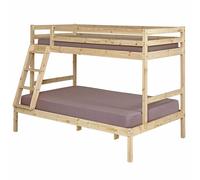 Lit Superposé Bois Massif Julian Bois Naturel 140X190