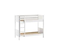 VIVIEN - Lit Superposé en Pin Laqué Blanc 90x200cm - Altobuy Blanc