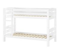 Lit superposé enfant pin massif blanc 90x200 y compris sommiers 60.10-09W