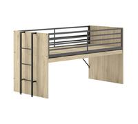 Lit mi-haut 90x200 sam nat