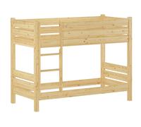 Lit superposé extra stable pin massif 80x190 accessoires variables
