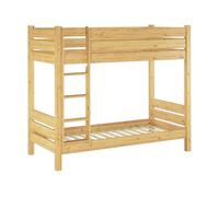 Lit superposé extra stable pin massif 80x200 accessoires variables