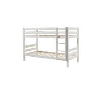 SLEEPY - Lit Superposé H140 Laqué Blanc 90x200cm - Altobuy Blanc G