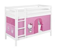 Lit superposé JELLE Hello Kitty rose - LILOKIDS - 90x200 cm - A lattes - Blanc