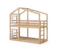 Lit superposé Maja 90x200 cm Naturel bois Vitalispa 40502