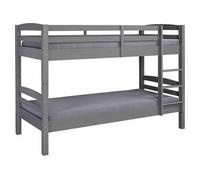 Lit superpose marius interlink 210 x 102 x 148 cm en bois 3 pièces sans sommier de couleur