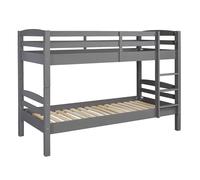 Lit Superposé & Mezzanine en Bois ""Marius"" 90x200cm Gris