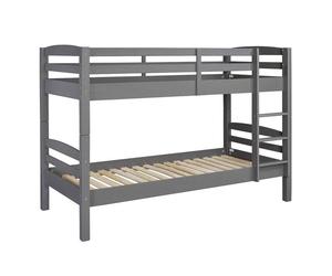 Lit Superposé & Mezzanine en Bois ""Marius"" 90x200cm Gris