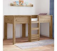 vidaXL Lit superposé pour enfants 3410506 Bois d'ingénierie 100 x 200 cm