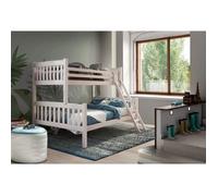 Lit superposé triple en bois massif pour enfants | Venprodin | 190x90/190x135.