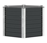 Lit Surélevé 129x129x77 cm Pot à Fleurs Pot à Plante Jardinière Jardin vidaXL