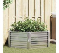 Lit Surélevé 129x129x77 cm Pot à Fleurs Pot à Plante Jardinière Jardin vidaXL