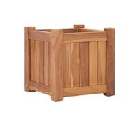 Vidaxl Lit Surélevé 30x30x30 Cm Bois De Teck Solide