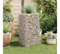 Lit Surélevé à Gabion Acier 360x90x100 cm Jardinière Pot de Fleur vidaXL