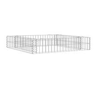Lit surélevé à gabion Acier galvanisé 300x100x20 cm