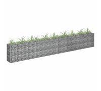 vidaXL Lit surélevé à gabion 360x30x60 cm Acier galvanisé