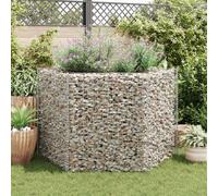 vidaXL Jardinière à gabion hexagonale 160 x 139 x 100 cm surélevée