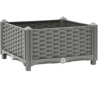 Lit Surélevé,Bac À Fleurs,Pot De Plantes,Boîte À Fleurs,Jardinière Jardin Patio Terrasse Balcon,40x40x23 Cm Polypropylène