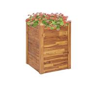 vidaXL Lit surélevé de jardin 60x60x84 cm Bois massif d'acacia