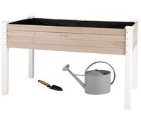 Lit Surélevé Bois Grand XL Balcon Jarninières Châssis Froid Fleur Légumes Herbe