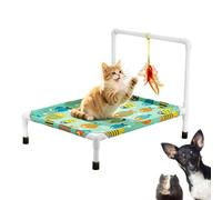 Lit Surélevé Chat - Hamac Animal Rehaussé | Reposoir Intérieur Aéré