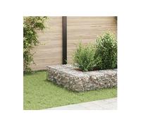 Lit Surélevé Cube à Gabion Jardinière Surélevée de Fleurs Plantes Panier à Pierres Jardin Terrasse Extérieur Fil 145648