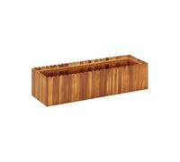vidaXL Lit surélevé de jardin 100x30x25 cm Bois massif d'acacia Bois