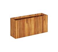 Lit surélevé de jardin 100x30x50 cm Bois massif d'acacia