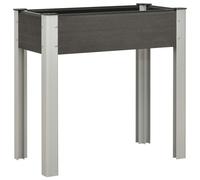 Lit Surélevé de Jardin 75x40x75 cm WPC Jardinière Pot à Plantes Fleurs vidaXL