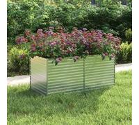 Jardinière surélevée Acier galvanisé Cache-pot de jardin urbaine vidaXL vidaXL