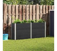vidaXL Lit surélevé de jardin 200 x 50 x 91 cm WPC Gris