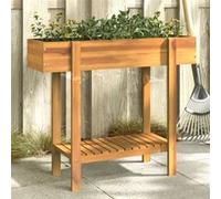 vidaXL Bac surélevé de jardin 90x30x75 cm Bois massif Acacia – Jardinière de terrasse