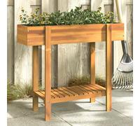 vidaXL Bac surélevé de jardin 90x30x75 cm Bois massif Acacia – Jardinière de terrasse