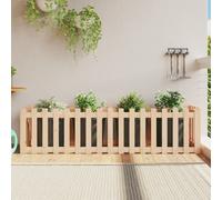 Lit Surélevé de Jardin avec Design de Clôture Jardin Bois de Pin Massif vidaXL