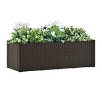 Lit surélevé de jardin avec système d arrosage Moka 100x43x33cm G