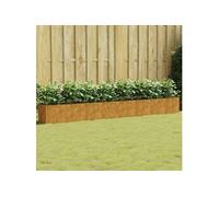 Vidaxl Lit Surélevé De Jardin 360x40x40 Cm Acier Corten