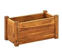 vidaXL Lit surélevé de jardin – Pot à fleurs – Bois d'acacia 50×25×25 cm – Véranda/Jardin