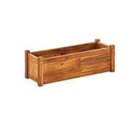 vidaXL Lit surélevé de jardin Bois d'acacia 76x27,6x25 cm
