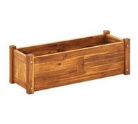 vidaXL Lit surélevé de jardin Bois d'acacia 200x50x25 cm Jardinière