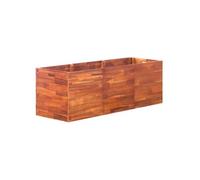 Vidaxl Lit Surélevé De Jardin Bois D'acacia 150x50x50 Cm Marron