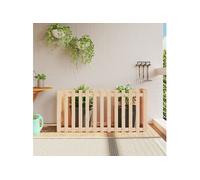 Lit surélevé de jardin design de clôture 150x50x70cm pin massif832497