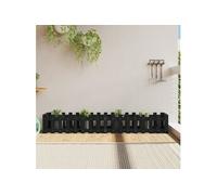 Vidaxl Lit Surélevé De Jardin Design De Clôture 200x30x30cm Pin Massif