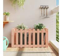 Lit Surélevé de Jardin Design de Clôture Patio Bois de Douglas Massif vidaXL